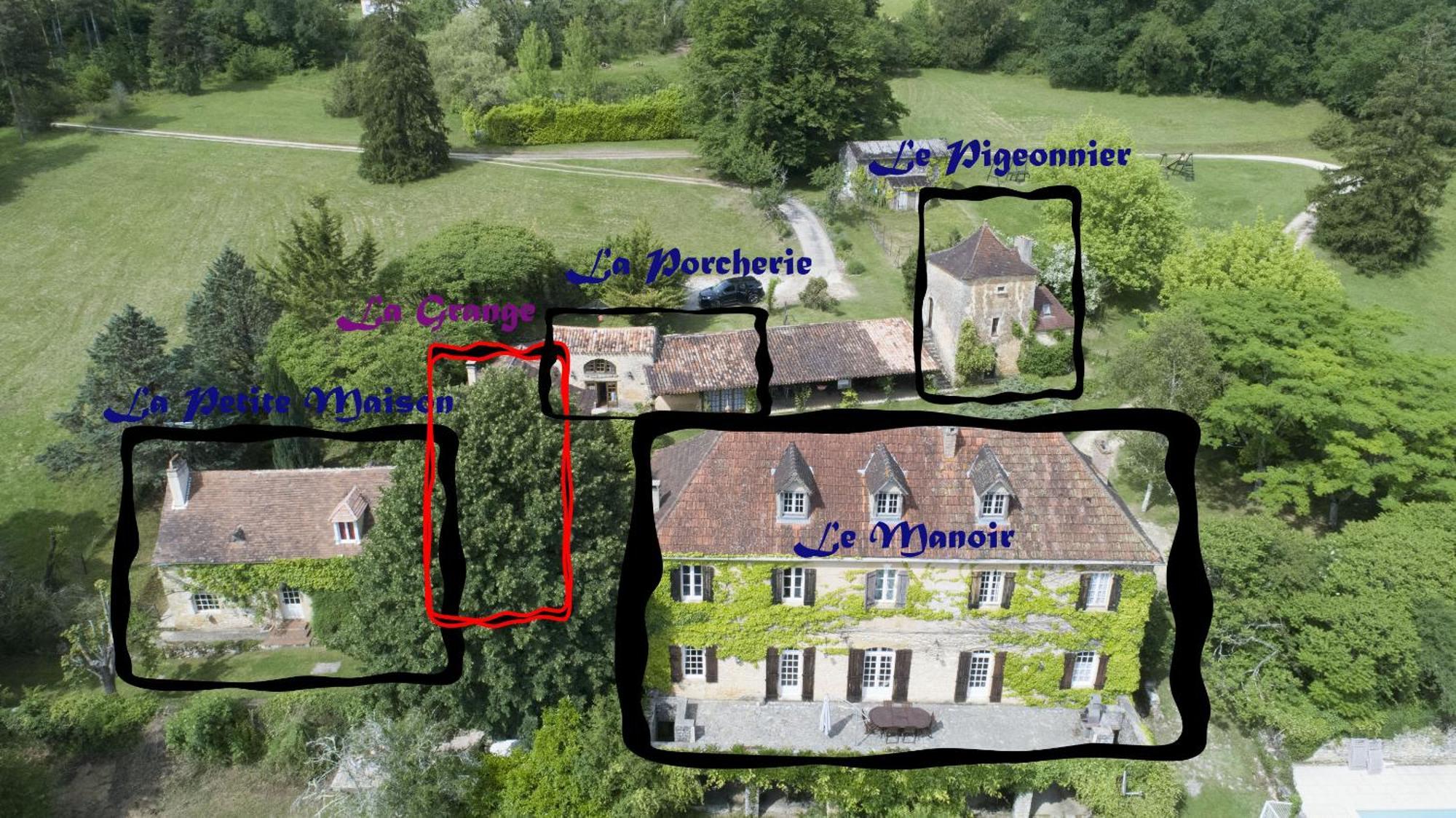 Le Manoir De St Marcel Villa Saint-Marcel-du-Périgord Exterior photo